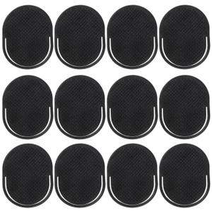 NOLITOY 12 Pieces Black Scalp Massage Combs Portable Soft Washing Hair Brushes for Shampooing Hair Care and Styling at Home or Travel