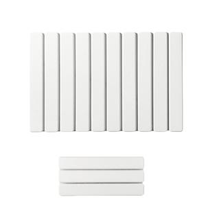 Stone Bath Mat Foldable, Quick Dry Stone Drying Mats for Bathroom, Super Absorbent Rollable Bathtub Mat, Large Diatomaceous Earth Dish Drying Mats for Kitchen Counter, 24 x 16in Bath Mat White