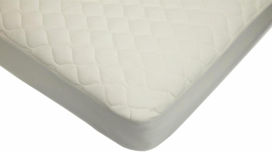 American Baby Company Waterproof Crib and Toddler Mattress Protector, Quilted Fitted Protector Pad Cover made with Organic Cotton Top Layer, 52 x 28"