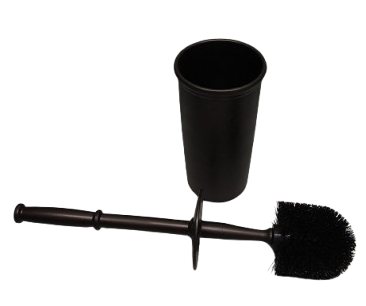 Toilet brush with holder