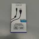 Z GEAR 6 Foot Braided Sync & Charge Cable. Metal Housing For Micro USB