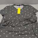 Women Ladies Summer Short Sleeve Pocket Modest Work Casual Teacher Dress Gray XL