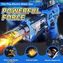 Electric Water Guns for Adults Kids, High Power Automatic Squirt Gun, Long Range Ultimate Battle Blaster Water Gun for Summer, Outdoor Beach Swimming Pool Aqua Shooter Hydro Blaster(Blue)