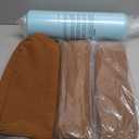 Nobildonna 2'' Thick High-Density Foam Indoor Chair Cushions | Dining Chair Pads with Ties, Removable Washable Cover, Dining Chair Cushions 17"x16", Orange Brown 6 Pack