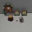 7 Pcs Fairy Doors for Trees Resin Fairy Garden Accessories Outdoor Kit Fairy House Kit for DIY Micro Landscape Ornament