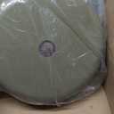 BISAMIYA Modern Semi Flush Mount Ceiling Light Fixture, Brass Accent and 12.6" Metal Shade Ceiling Light, for Kitchen, Hallway, Entryway, Pantry, Laundry Room, Green