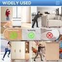 Furniture Dolly, Furniture Movers, Furniture Lifter Tool Set with 5 360 Rotatable Universal Wheels, Carbon Steel Panel Heavy Duty Dolly, Max Load 3300LBS (Large)