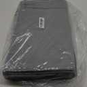 Amazon Basics Under Bed Fabric Zipper Blanket Storage Container Bags with Window and Handles, 2-Pack, 18 x 42 x 6 inches, Gray