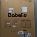 Babelio Baby Gate for Stairs & Doorways, 26-43" W 34" H Extra Tall| No Bottom Bar| Easy Installation| One-handed Operation| Auto-close| Hardware Mount (Drill Needed) Safety Dog/Pet Gate Indoor (Black)