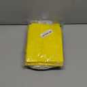 qiqee 50-Packs Bright Yellow Paper Gift Bags with Handles Bulk 11"x8.3"x4.3" Medium Size Paper Bags Multiple Uses