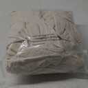 H.VERSAILTEX Stretch Velvet Armchair Cover Couch Covers 1 Cushion Chair Slipcover for Living Room Furniture Cover Crafted from Thick Comfy Rich Velour (Chair 31"-49", Ivory)