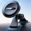 VICSEED 2025 Upgrade for MagSafe Car Mount [Strongest Dashboard Adhesive & 25N Magnetic] Cell Phone Holders for Your Car, 360 Adjustable Phone Holder Mount for All Smartphones & Vehicles (Z-Black)