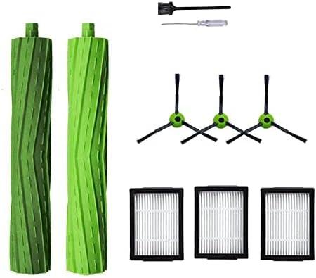 Replacement Parts Accessories for iRobot Roomba J7 J7+ J9 J9+ J5 J5+ J6 J6+ J8 J8+ Series Vacuum Cleaner Includes 1 Pack Bristle Brush,and 3 Pack Filter, Black Side Brush
