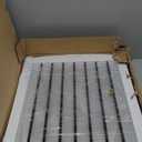 Freestanding Pet Gate for Dogs, Foldable Wooden Dog Gate for House, Indoor Dog Gate for Stair, Doorway, Gates for Dogs Indoor, 80 Inch Wide, 4 Panels 24",White