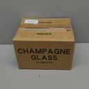 Stemless Champagne Flutes Set of 12, Crystal Glass, 8 oz Champagne Glasses, Prosecco Mimosa Glasses Set