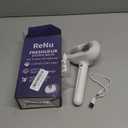 Renu Dog Brush, Renu FreshFur Dog Shower Brush + Bathing Solution, 3 in 1 Self Cleaning Steamy Pet Brushes, Dog Grooming Tool for Long & Short Hair, Removes Loose Hair Reduces Shedding (White)