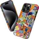 Case for iPhone 14 Pro Max,Retro Aesthetic Fruits Phone Case Military-Grade Drop Protection Cover for Women Girl - Frosted