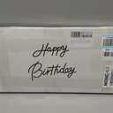 Happy Birthday Neon Sign, Pink LED for Birthday Party Backdrop 22x16.9 Inch