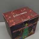 Joliyoou Christmas Yard Decorations, 5.9 FT Inflatable Lighted Christmas Tree with Rotating Projection Lamp, Jumbo Blow Up Xmas Tree with Gift Boxes Outdoor Indoor Decorations