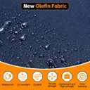 2PCS Waterproof Boat Seat Cushion Set, 56x15.6x2.8 Inch, Small