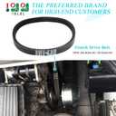 10L0L Clutch Drive Belt for Yamaha G2 G5 G8 G9 G11 G14 G16 G19 G20 G21 G22 G29/Drive Gas Golf Cart, OEM J38-46241-00, J55-G6241-00-00
