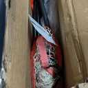 Folding Lacrosse Rebounder for Backyard, 3x4 Ft Volleyball Bounce Back Net, Pitchback Throwback Baseball Softball Return Training Screen, Adjustable Angle Shooting Practice Training Wall, Black