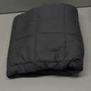 CuteKing Weighted Blanket (7lbs, 40"x 60", Grey) Heavy Blanket for 60-80lbs, Weighted Blanket for Cooling & Heating with Premium Glass Beads, Thick Blanket All-Season