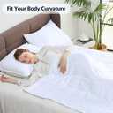 Weighted Blanket Kids (36"x48" 5lbs),Ultra Soft and Cozy Cooling Weighted Blanket Kids,Heavy Blanket with Machine Washable Soft Blanket, Ivory