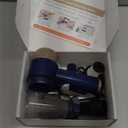 JONYJ Handheld Car Vacuum Cleaner, 16000PA Hand Held Vacuum Portable Cordless, 2 in 1 Air Duster and Vacuum Cleaner with LED Light, Multi-Nozzles, 120W High Power Mini Vacuum for Home, Pet, Office (Blue & Gold)