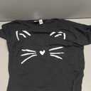 Funny Cute Cat Face Heart Nose Cat Lover T-Shirt, Size XL
