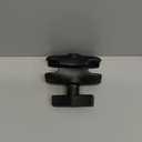 Aluminum Short (3.35") Double Socket Arm for 1.5 Inches/C Size / 38mm Ball Accessories, Powerful Clamp, Compatible with RAM Mount, iBolt and More