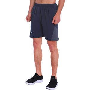 EZRUN Men's 7 Inch Quick Dry Running Shorts Workout Sport Fitness Short with Liner Zip Pocket (Medium, Blue)