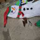 VIVOHOME 6FT Christmas Inflatable Outdoor Decoration, Snowman with Penguin, Navidad Blow Up Yard Decor with Built-in LED Light for Lawn, Garden, Party