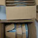 GBHOME 16 Pieces Double Bowls Ceramic Dinnerware Sets for 4, Stoneware Plates and Bowls Set with Reactive Glaze, Scratch Resistant Stoneware Dishes Set, Dishwasher & Microwave Safe (Space Blue)