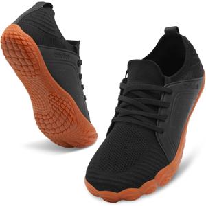 relxfeet Men's Barefoot Trail Running Shoes Minimalist Wide Toe Box Design Zero Drop Non-Slip Rubber Sole for Gym Hiking Walking