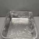 TeamFar Rectangular Cake Pan Brownie Pan, Stainless Steel Lasagna Casserole Baking Pan, 8x10x3, Rust Free & Non Toxic, Easy Clean & Dishwasher Safe (10.5"x8.25"x3.25")