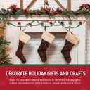 Zhengmy 3 Roll Christmas Garland Ties Decorative Holiday Garland Ties Cuttable Cable Straps for Christmas Halloween Party Yard Wall Doorway Outdoor Decoration (Green)