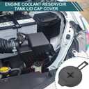 3 x Engine Coolant Reservoir Tank Lid Cap Cover, Radiator Cap, Car Engine Coolant Expansion Tank Water Bottle Cover Lid, Car Accessories for Toyota Corolla Yaris, Repalce OEM# 16471-23030, 1306F5