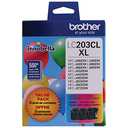 Brother Genuine High Yield Color Ink Cartridge, LC2033PKS, Replacement Color Ink Three Pack, Includes 1 Cartridge Each of Cyan, Magenta & Yellow, Page Yield Up To 550 Pages, Amazon Dash Replenishment Cartridge, LC203