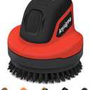 Electric Grill Brush- Waterproof Cordless Rotary Cleaning Brush with 4 Heads for Outdorr Grill, Car, Bathroom
(Red)