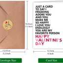 10 x Valentines Day Card for Husband, Valentines Day Cards for Him, Funny Valentines Day Card for Wife & Kids & Boyfriend & Girlfriend, Valentine's Day Decorations, Valentine's Day Gift, Greeting Card=7in x 5in(Folded), Envelope = 7.5in x 5.5in (colorful)