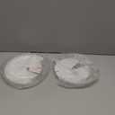 2 Pack 9 Inch Clear Acrylic Lazy Susan 360° Turntable Organizer Spice Rack