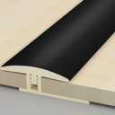 6 Pcs Floor Transition Strip,T Moulding for Laminate Flooring Planks,Wood Grain Transition for Carpet,Floor,Tile (Black, 29 x 1.6 inch)
