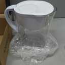 Brita Large Water Filter Pitcher for Tap and Drinking Water, Includes 1 Standard Filter, BPA-Free, Lasts Two Months, 10-Cup Capacity, Bright White