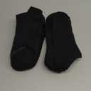 Fruit of the Loom Women's Everyday Soft Cushioned No Show Socks (Multi Pack), Black (10 Pack), 4-10