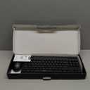 RedThunder K20 TKL Wireless Keyboard and Mouse Combo, Adjustable RGB Backlit Rechargeable Battery, Compact Layout Keyboard with Dedicated Multimedia Keys + Optical Mice for PC/Laptop(Black)