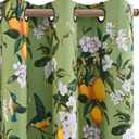 ASPMIZ Blackout Curtains for Living Room, Sage Green Floral Curtains for Bedroom, Vintage French Country Grommet Thermal Insulated Room Darkening Curtains 84 Inch Length 2 Panels Set (52" x 84")