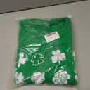 St Patricks Day Sweatshirt Women St Patricks Day Shirt Funny Shamrock Sweater Irish Lucky Long Sleeve Pullover Tops (XXL)