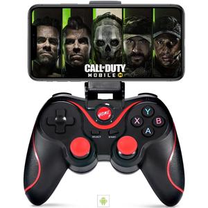 Megadream Android Gamepad Controller, Wireless Key Mapping Gamepad Joystick Perfect for Call of Duty & PUBG Mobile & More, Compatible for Samsung Galaxy HTC LG Other Phone, Not for iOS (Negro -)