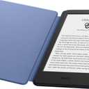 Amazon Kindle Case, Thin and Lightweight, Foldable Protective Cover - Fabric (Blue)